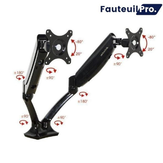 Bras articulé pour écran - Double