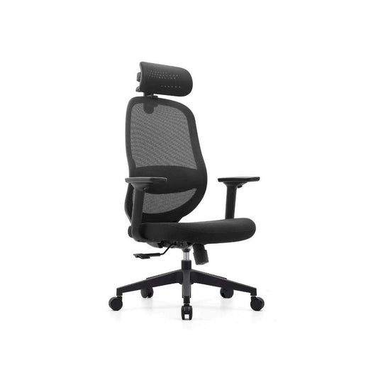 Fauteuil MOKO dossier haut — structure noire