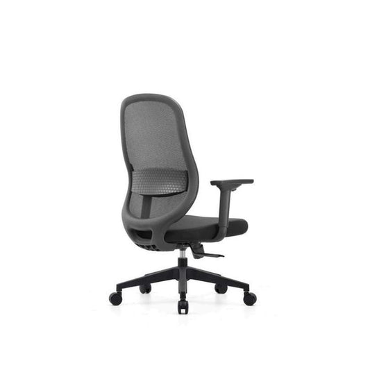 Fauteuil MOKO dossier bas — structure noire