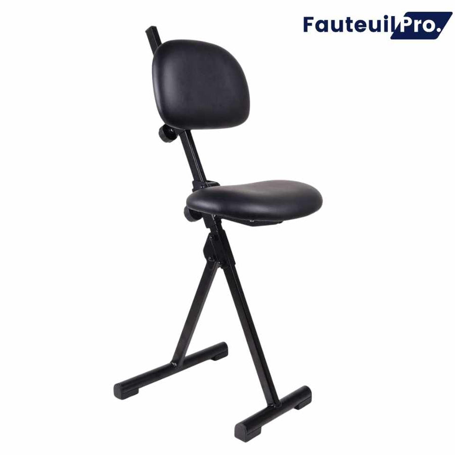 Tabouret Technique HAUT + DOSSIER - ASSIS DEBOUT