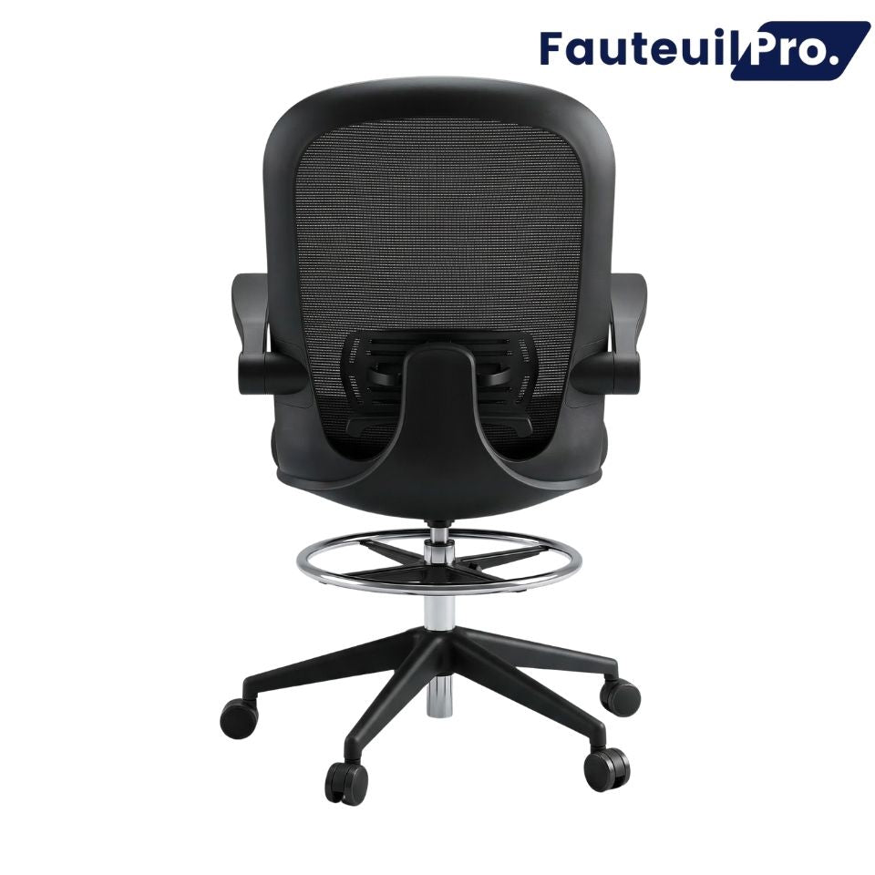 Fauteuil de Caisse Noir - Opérateur, comptoir, caisse