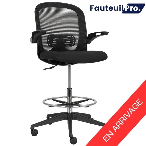 Fauteuil de Caisse Noir - Opérateur, comptoir, caisse