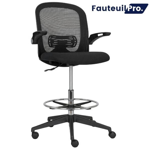 Fauteuil de Caisse Noir - Opérateur, comptoir, caisse