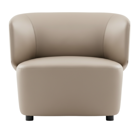 Canapé d'accueil cuir 1P - INDIA