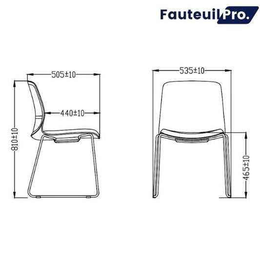 Chaise visiteur - MOCHY