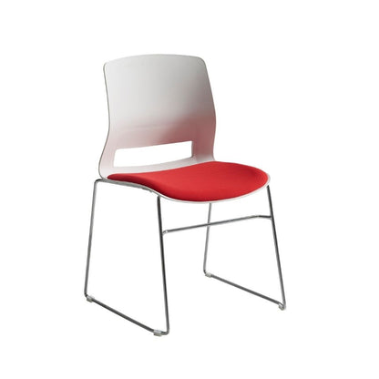 Chaise visiteur NOUMEA + GALETTE CONFORT multi-couleurs 180kg