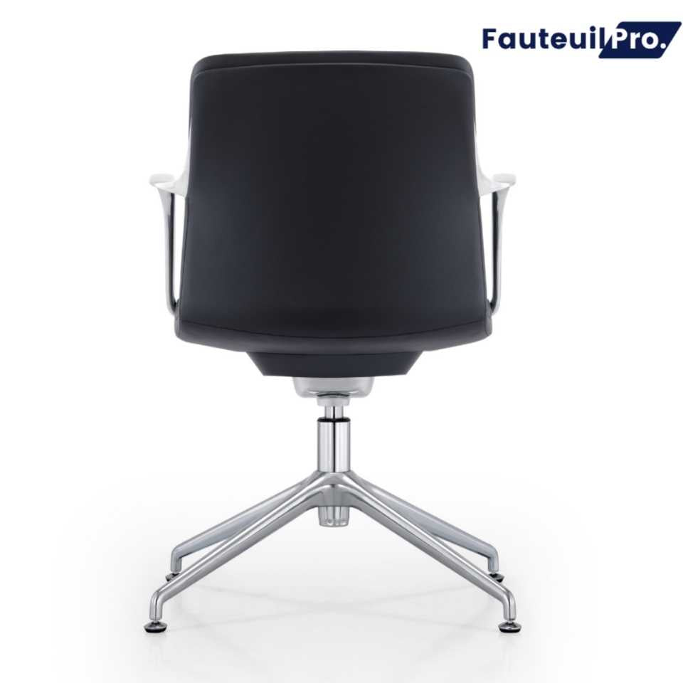Fauteuil visiteur direction- Paris cuir Noir ou Gris