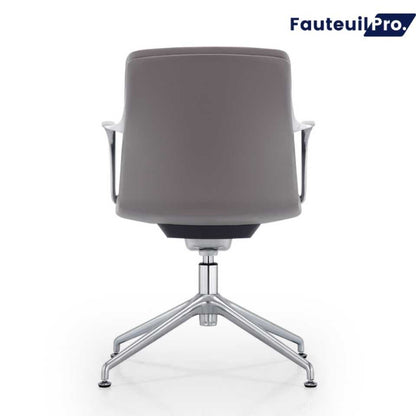 Fauteuil visiteur direction- Paris cuir Noir ou Gris