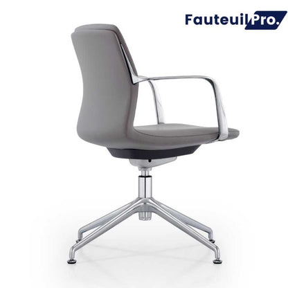 Fauteuil visiteur direction- Paris cuir Noir ou Gris