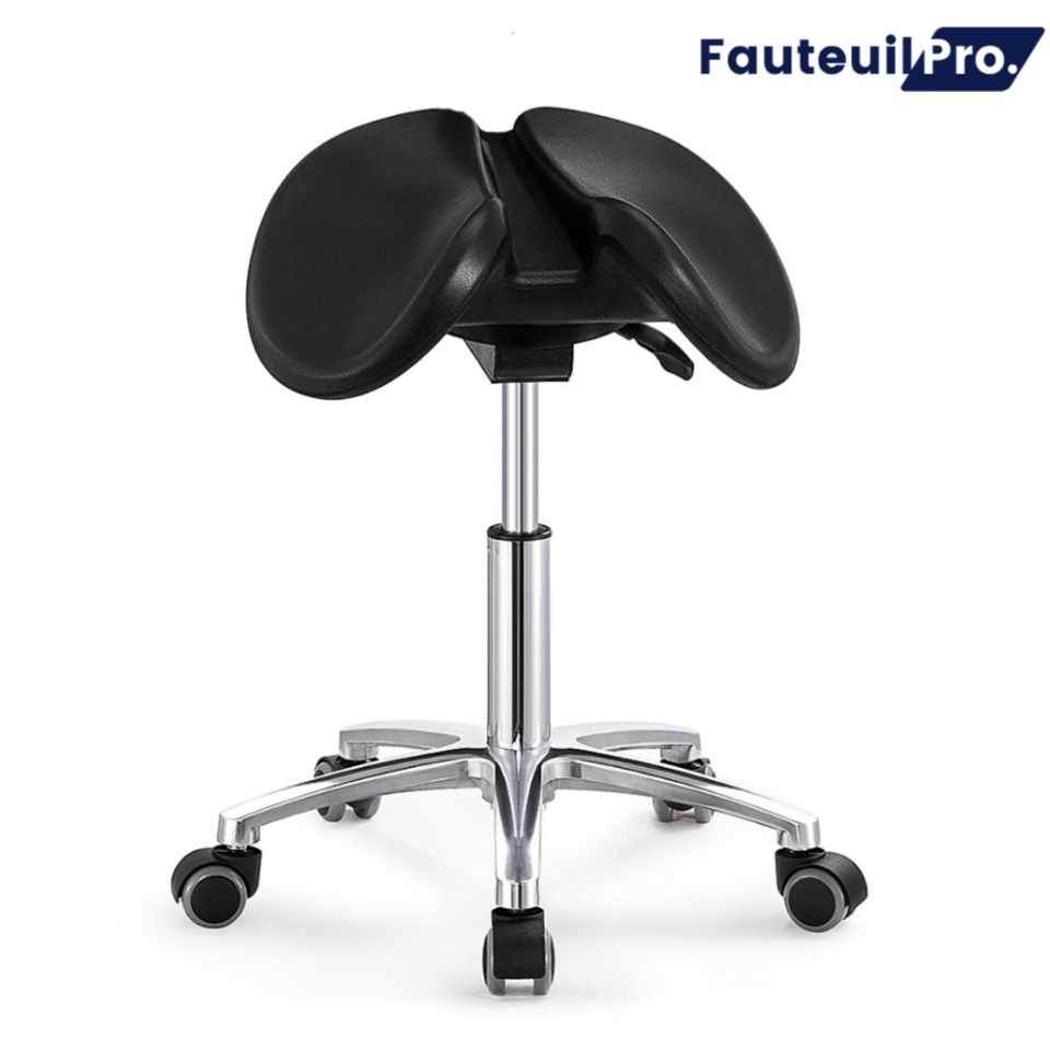 Tabouret selle de cheval ergonomique avec/sans dossier - TS-AJ&D