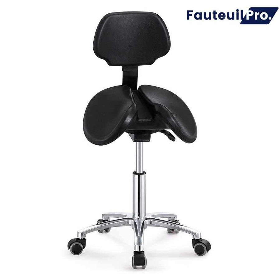 Tabouret selle de cheval ergonomique avec/sans dossier - TS-AJ&D