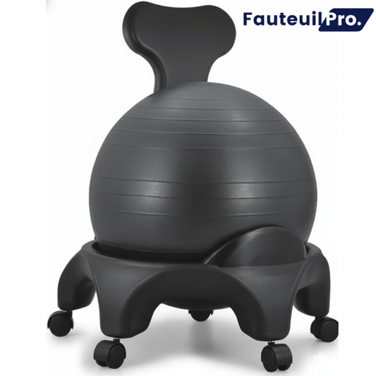 CHAISE BUREAU BALLON TONIC EXERCICE