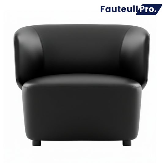 Canapé d'accueil cuir 1P - INDIA